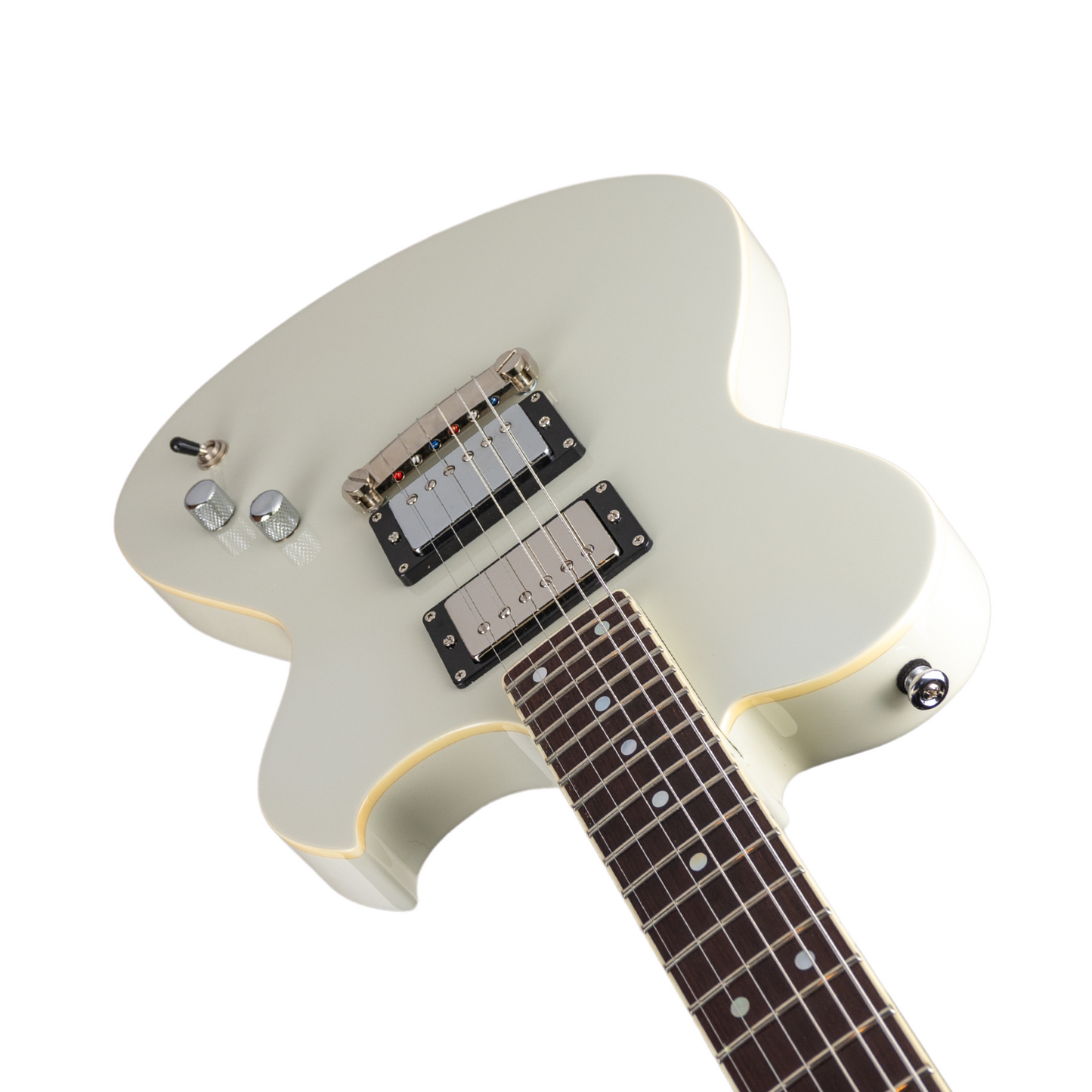 NEWMAN HONEYCOMB SENIOR HH GUITAR-X BIANCO AVUS - 051124