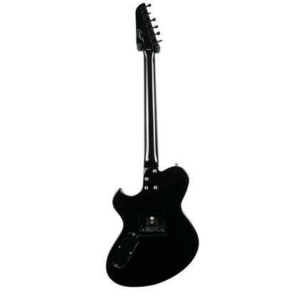 NEWMAN HONEYCOMB JUNIOR BLACKOUT GUITAR-X BLACK  - 050124