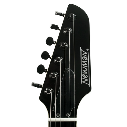 NEWMAN HONEYCOMB JUNIOR BLACKOUT GUITAR-X BLACK  - 050124