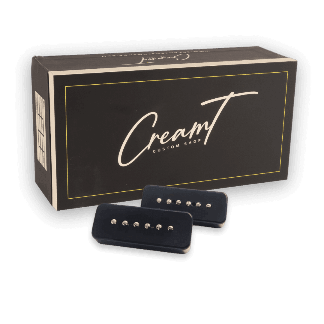 Cream T Custom Shop The Duke P90 Set - Black Aurora Music Works