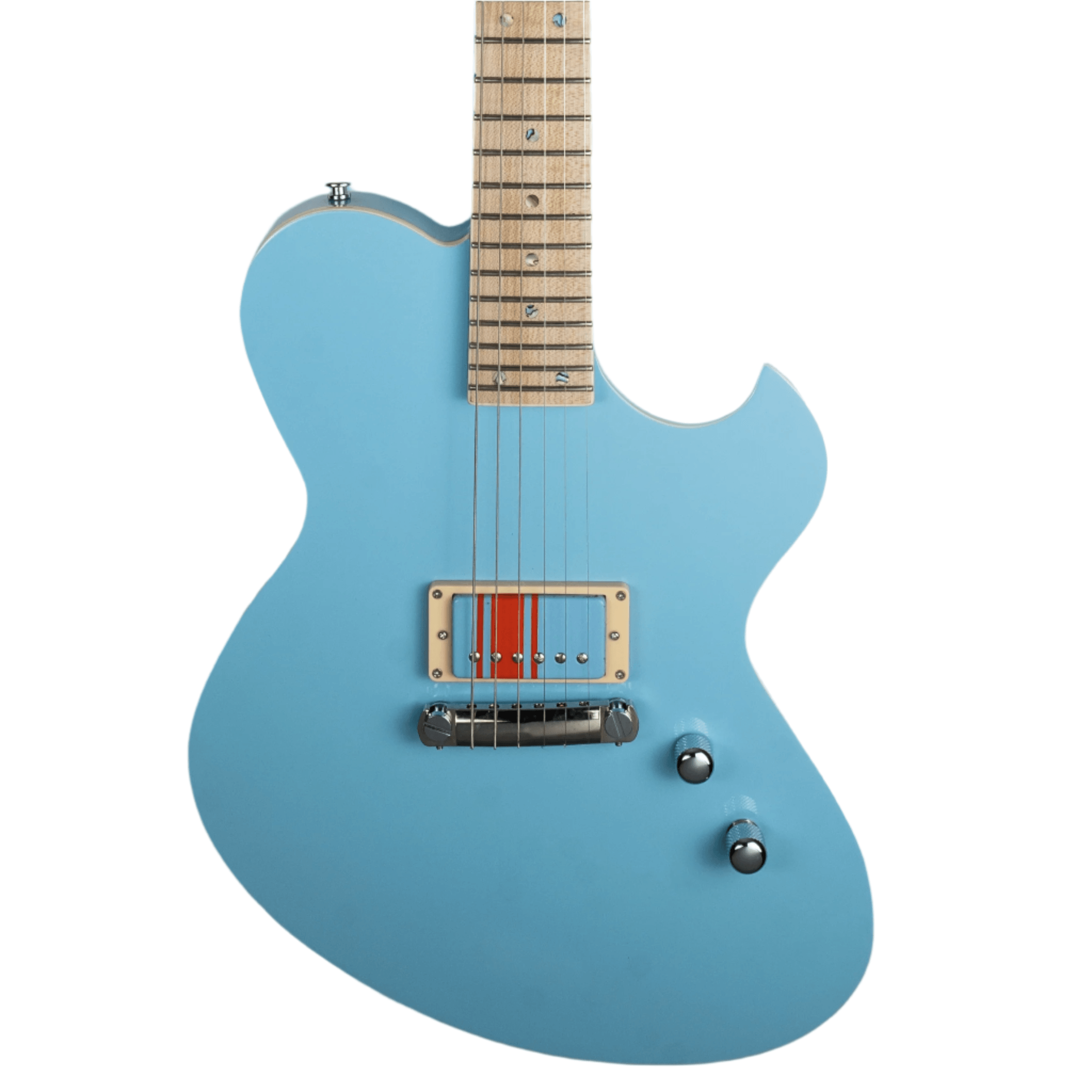 NEWMAN HONEYCOMB JUNIOR GT-40 GUITAR-X - ULTIMATE BILLY EDITION BABY BLUE (5 PICKUPS INCLUDED) - 090724 Aurora Music Works