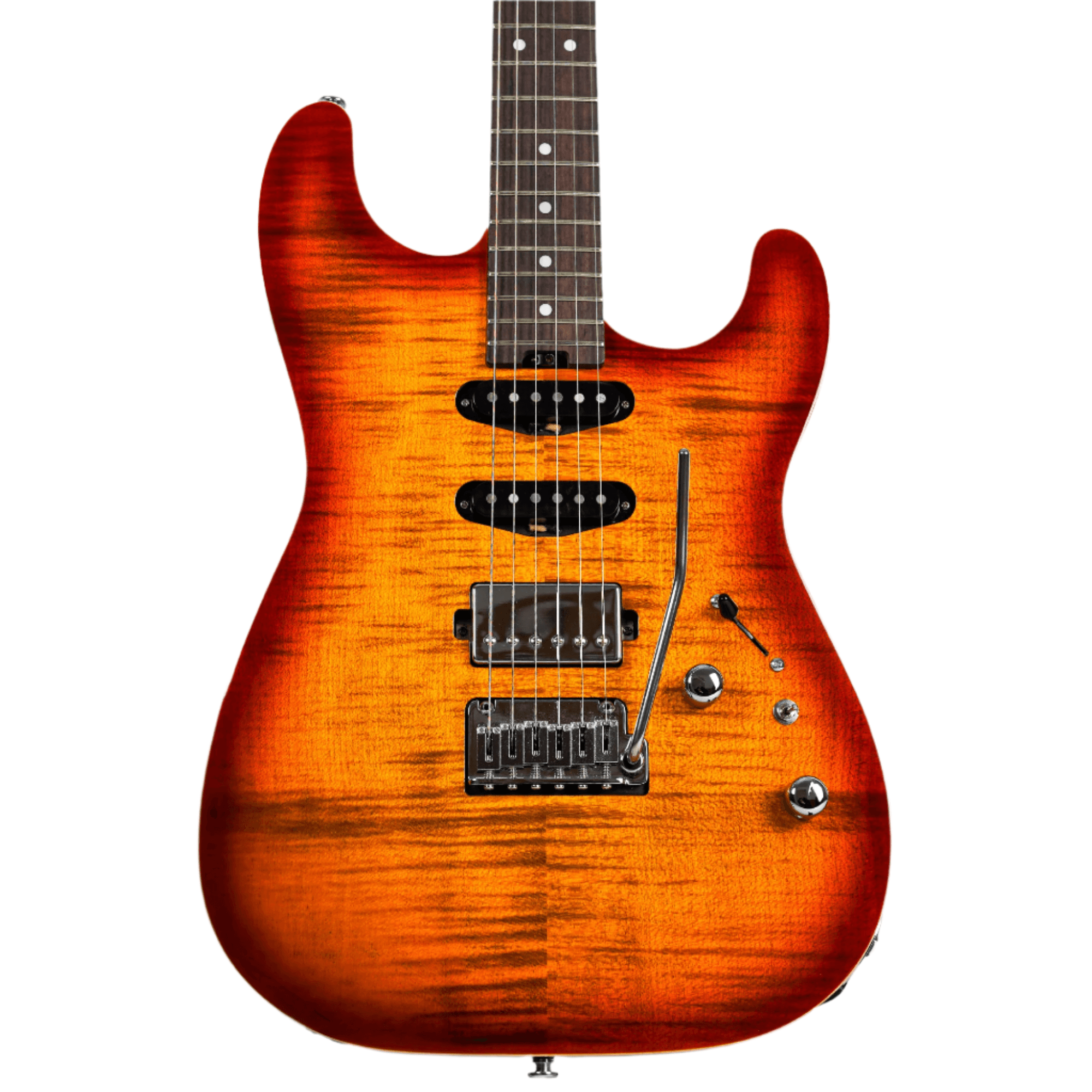 POLARIS CUSTOM HSS - TERRA BURST #00449 Aurora Music Works