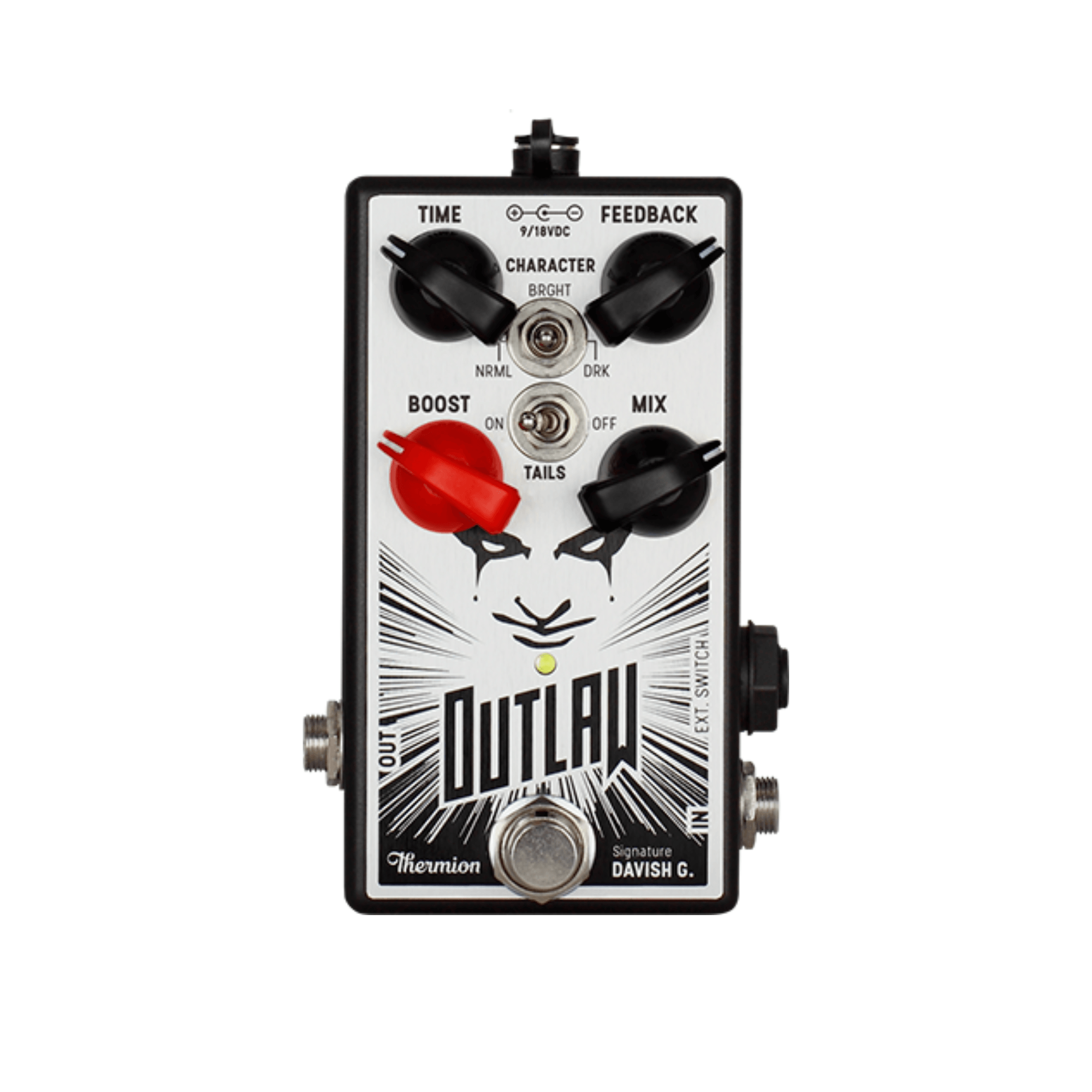 Thermion Outlaw Boosted Delay Effects Pedal Aurora Music Works